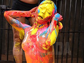 ペイント狂乱奴隷 岬あずさ　サンプル画像03